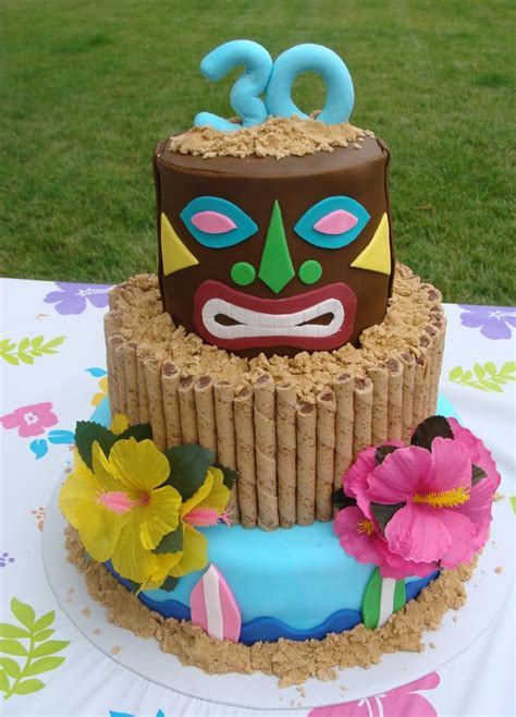 luau decorated cakes